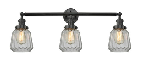 Chatham - 3 Light - 30 inch - Matte Black - Bath Vanity Light (3442|205-BK-G142-LED)