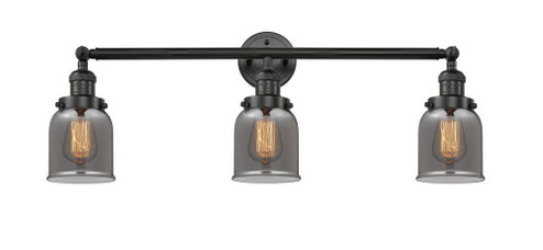 Bell - 3 Light - 30 inch - Matte Black - Bath Vanity Light (3442|205-BK-G53)