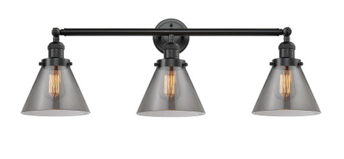 Cone - 3 Light - 32 inch - Oil Rubbed Bronze - Bath Vanity Light (3442|205-OB-G43-LED)