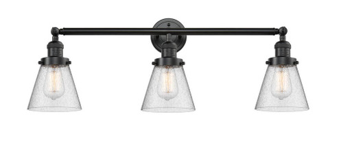 Cone - 3 Light - 30 inch - Oil Rubbed Bronze - Bath Vanity Light (3442|205-OB-G64-LED)
