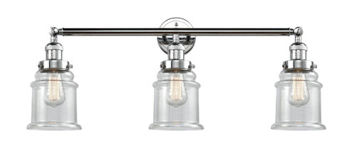 Canton - 3 Light - 30 inch - Polished Chrome - Bath Vanity Light (3442|205-PC-G182-LED)