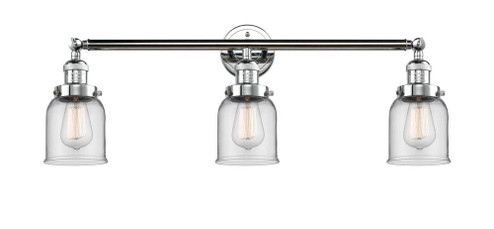 Bell - 3 Light - 30 inch - Polished Chrome - Bath Vanity Light (3442|205-PC-G52-LED)