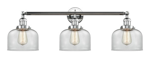 Bell - 3 Light - 32 inch - Polished Chrome - Bath Vanity Light (3442|205-PC-G72-LED)