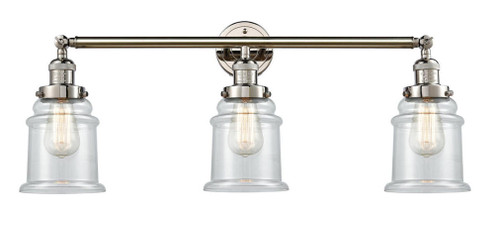 Canton - 3 Light - 30 inch - Polished Nickel - Bath Vanity Light (3442|205-PN-G182-LED)