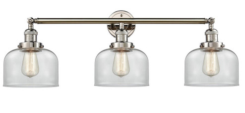 Bell - 3 Light - 32 inch - Polished Nickel - Bath Vanity Light (3442|205-PN-G72-LED)