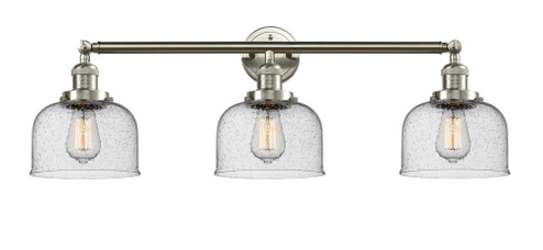 Bell - 3 Light - 32 inch - Brushed Satin Nickel - Bath Vanity Light (3442|205-SN-G74-LED)