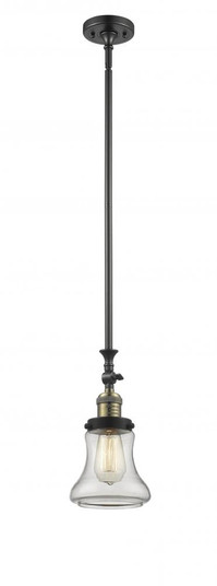 Bellmont - 1 Light - 6 inch - Black Antique Brass - Stem Hung - Adjustable Mini Pendant (3442|206-BAB-G192-LED)