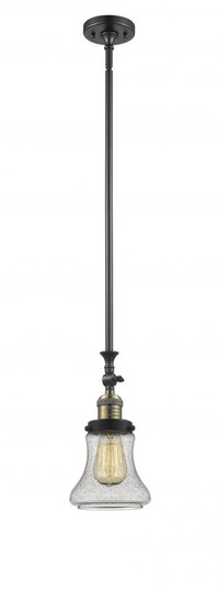 Bellmont - 1 Light - 6 inch - Black Antique Brass - Stem Hung - Adjustable Mini Pendant (3442|206-BAB-G194)