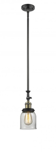 Bell - 1 Light - 5 inch - Black Antique Brass - Stem Hung - Adjustable Mini Pendant (3442|206-BAB-G52-LED)