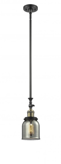 Bell - 1 Light - 5 inch - Black Antique Brass - Stem Hung - Adjustable Mini Pendant (3442|206-BAB-G53-LED)