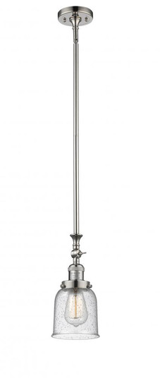 Bell - 1 Light - 5 inch - Polished Nickel - Stem Hung - Adjustable Mini Pendant (3442|206-PN-G54-LED)