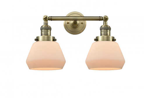 Fulton - 2 Light - 17 inch - Antique Brass - Adjustable Bath Vanity Light (3442|208-AB-G171-LED)