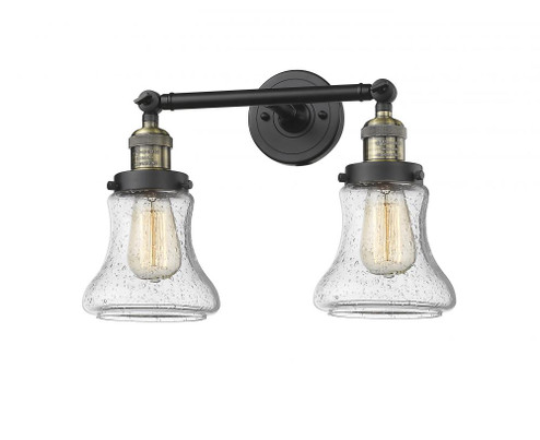 Bellmont - 2 Light - 17 inch - Black Antique Brass - Adjustable Bath Vanity Light (3442|208-BAB-G194)