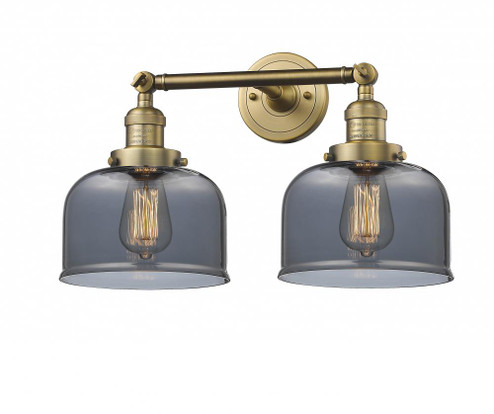 Bell - 2 Light - 19 inch - Brushed Brass - Adjustable Bath Vanity Light (3442|208-BB-G73-LED)