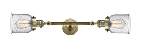 Bell - 2 Light - 5 inch - Antique Brass - Adjustable Bath Vanity Light (3442|208L-AB-G54)