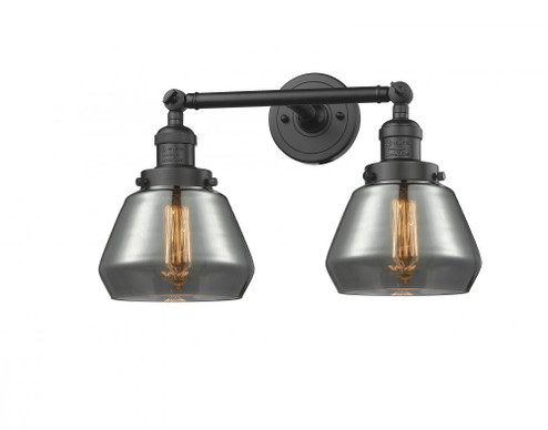 Fulton - 2 Light - 17 inch - Oil Rubbed Bronze - Adjustable Bath Vanity Light (3442|208-OB-G173-LED)