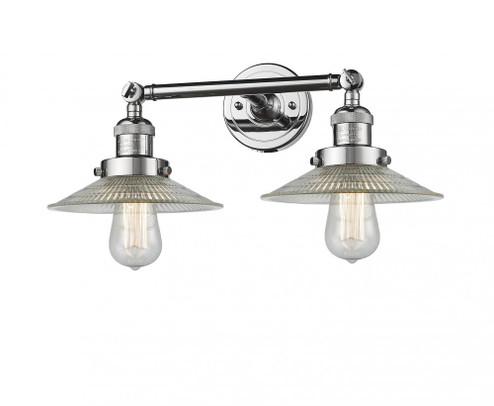 Halophane - 2 Light - 18 inch - Polished Chrome - Adjustable Bath Vanity Light (3442|208-PC-G2-LED)