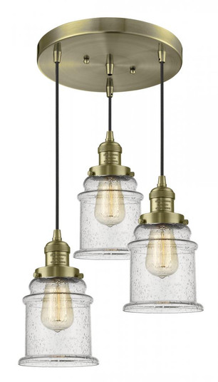 Canton 3 Light Multi-Pendant (3442|211/3-AB-G184)