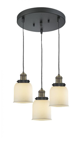 Small Bell 3 Light Multi-Pendant (3442|211/3-BAB-G51)