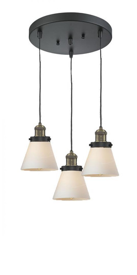 Small Cone 3 Light Multi-Pendant (3442|211/3-BAB-G61)
