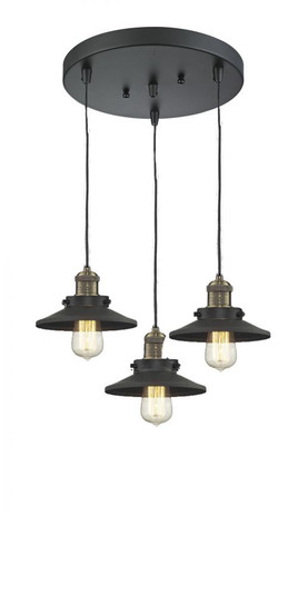 Railroad 3 Light Multi-Pendant (3442|211/3-BAB-M6)