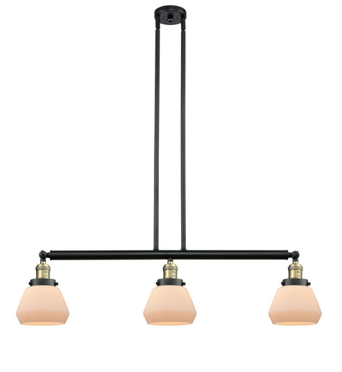 Fulton - 3 Light - 39 inch - Black Antique Brass - Stem Hung - Adjustable Island Light (3442|213-BAB-G171)