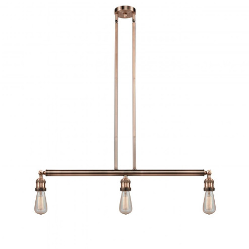 Bare Bulb 3 Light Island Light (3442|213NH-AC-LED)