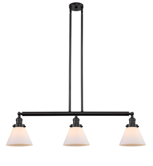 Cone - 3 Light - 40 inch - Oil Rubbed Bronze - Stem Hung - Adjustable Island Light (3442|213-OB-G41-LED)
