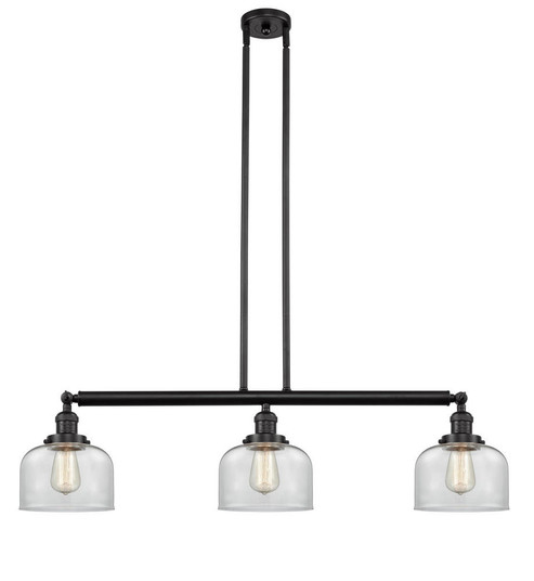 Bell - 3 Light - 41 inch - Oil Rubbed Bronze - Stem Hung - Adjustable Island Light (3442|213-OB-G72-LED)