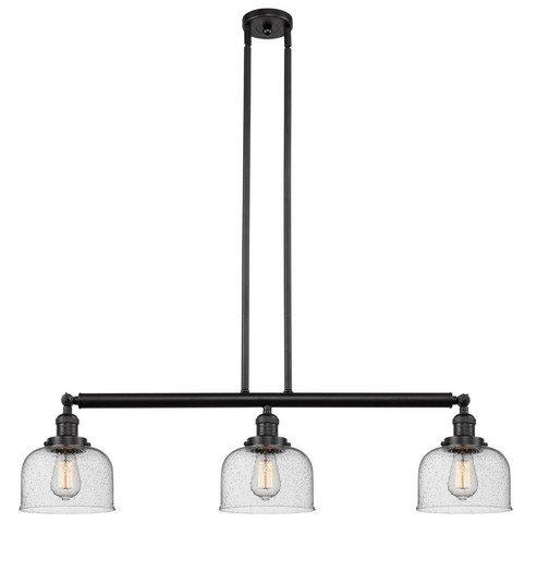 Bell - 3 Light - 41 inch - Oil Rubbed Bronze - Stem Hung - Adjustable Island Light (3442|213-OB-G74-LED)