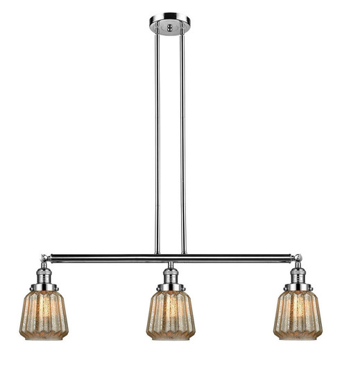 Chatham - 3 Light - 39 inch - Polished Nickel - Stem Hung - Adjustable Island Light (3442|213-PN-G146-LED)