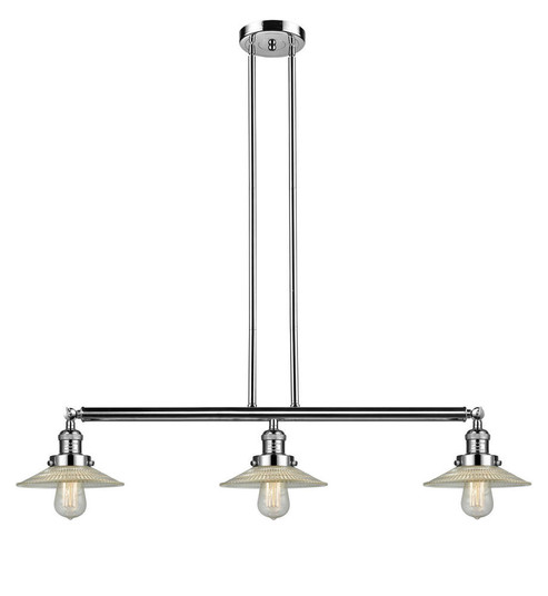 Halophane - 3 Light - 41 inch - Polished Nickel - Stem Hung - Adjustable Island Light (3442|213-PN-G2-LED)
