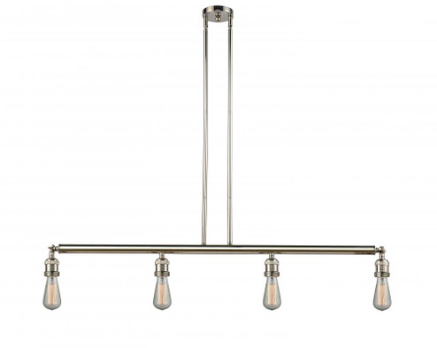 Bare Bulb 4 Light Island Light (3442|214NH-PN-LED)