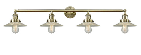 Halophane - 4 Light - 45 inch - Antique Brass - Adjustable Bath Vanity Light (3442|215-AB-G2-LED)