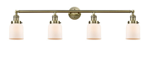 Bell - 4 Light - 42 inch - Antique Brass - Adjustable Bath Vanity Light (3442|215-AB-G51-LED)
