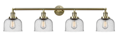 Bell - 4 Light - 44 inch - Antique Brass - Adjustable Bath Vanity Light (3442|215-AB-G74)