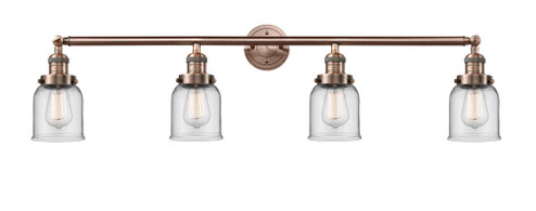 Bell - 4 Light - 42 inch - Antique Copper - Adjustable Bath Vanity Light (3442|215-AC-G52-LED)