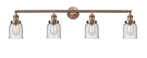 Bell - 4 Light - 42 inch - Antique Copper - Adjustable Bath Vanity Light (3442|215-AC-G54-LED)