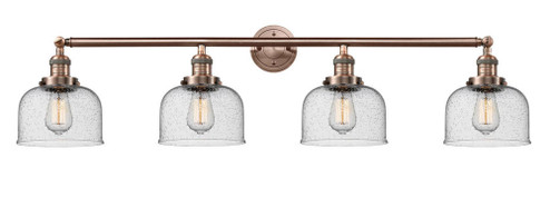 Bell - 4 Light - 44 inch - Antique Copper - Adjustable Bath Vanity Light (3442|215-AC-G74-LED)