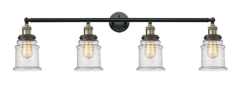 Canton - 4 Light - 42 inch - Black Antique Brass - Adjustable Bath Vanity Light (3442|215-BAB-G184-LED)