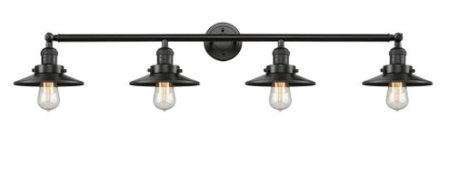Railroad - 4 Light - 44 inch - Oil Rubbed Bronze - Adjustable Bath Vanity Light (3442|215-OB-M5-LED)