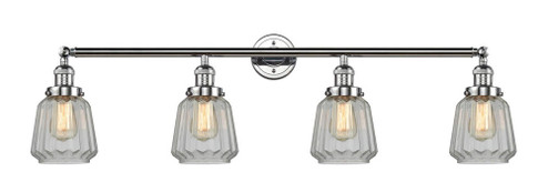 Chatham - 4 Light - 42 inch - Polished Chrome - Adjustable Bath Vanity Light (3442|215-PC-G142-LED)