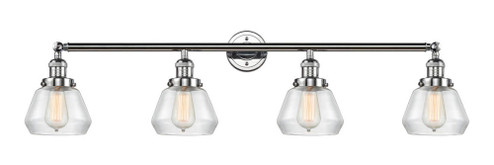 Fulton - 4 Light - 43 inch - Polished Chrome - Adjustable Bath Vanity Light (3442|215-PC-G172-LED)