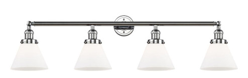 Cone - 4 Light - 44 inch - Polished Chrome - Adjustable Bath Vanity Light (3442|215-PC-G41-LED)