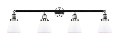 Cone - 4 Light - 42 inch - Polished Chrome - Adjustable Bath Vanity Light (3442|215-PC-G61-LED)