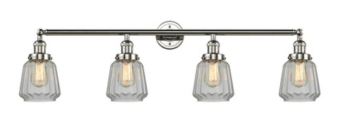 Chatham - 4 Light - 42 inch - Polished Nickel - Adjustable Bath Vanity Light (3442|215-PN-G142-LED)