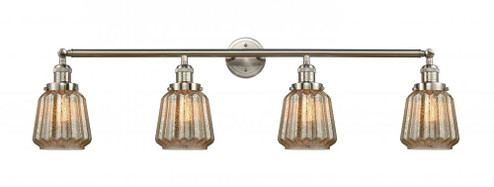 Chatham - 4 Light - 42 inch - Brushed Satin Nickel - Bath Vanity Light (3442|215-SN-G146-LED)