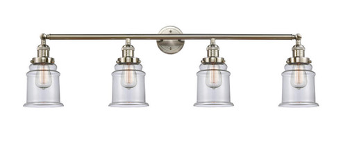 Canton - 4 Light - 42 inch - Brushed Satin Nickel - Adjustable Bath Vanity Light (3442|215-SN-G182-LED)