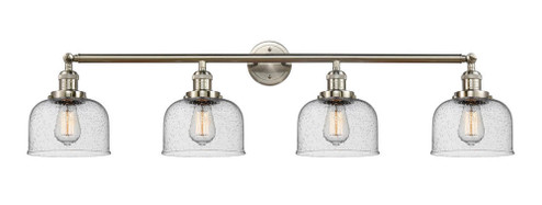 Bell - 4 Light - 44 inch - Brushed Satin Nickel - Adjustable Bath Vanity Light (3442|215-SN-G74-LED)