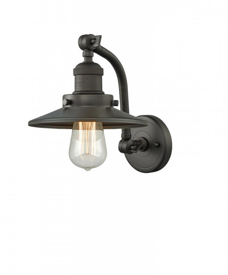 Railroad - 1 Light - 5 inch - Oil Rubbed Bronze - Adjustable Sconce (3442|515-1W-OB-M5-LED)